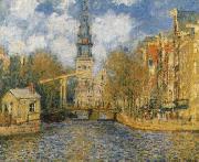 Claude Monet The Zuiderkerk in Amsterdam Norge oil painting reproduction